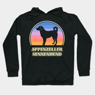 Appenzeller Sennenhund Vintage Sunset Dog Hoodie